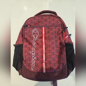 Champion Red And Black Backpack NWT